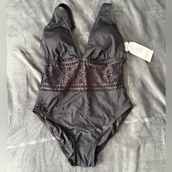 Time and Tru Other - New w Tags Time and Tru Black One Piece Womens’s Swimsuit